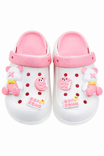 Generic Cute Panda Cartoon Charms Kids Clogs