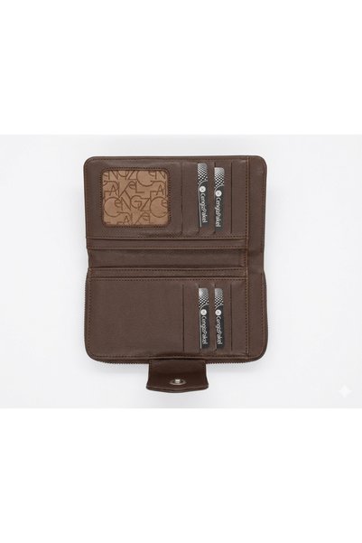 CENGİZ PAKEL Nova Medium Size Women's Wallet Brown-65316
