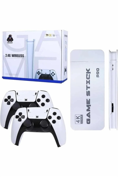 Epilons Game Stick 4k Retro Çift Kollu Atari Oyunlari +20000 Oyunlu Konsol No...