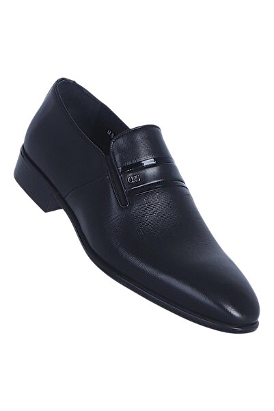 Censay 577 حذاء كلاسيكي للرجال باللون الأسود بطبعة أنتيك نيوليت جلد٪