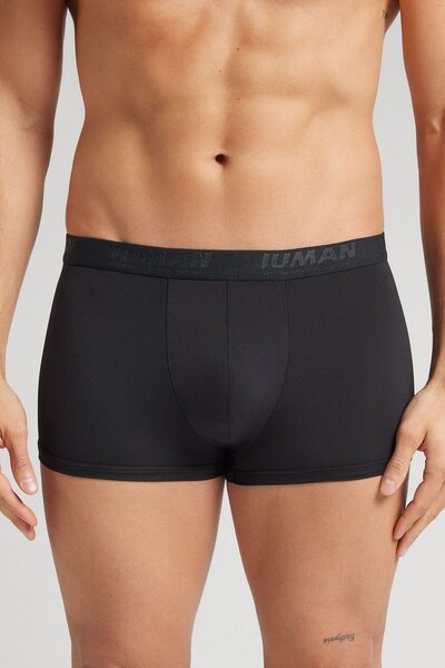 INTIMISSIMI بوكسر من الألياف الدقيقة مع شعار