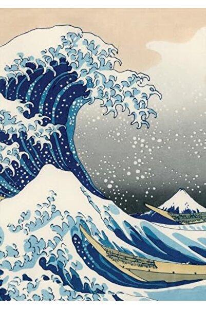 Tuttle Publishing دفتر يوميات "تحت أمواج كاناغاوا"، غلاف ورقي مسطر: دفتر ملاح...