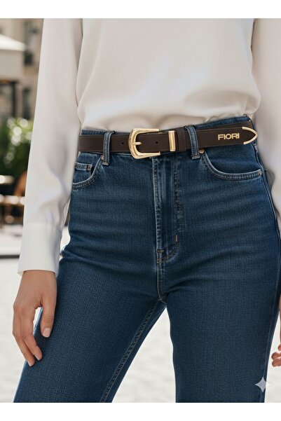 Fiori جسر مشبك نهاية البدلة حزام بنطلون نسائي، حزام سترة، حزام فستان، حزام قميص