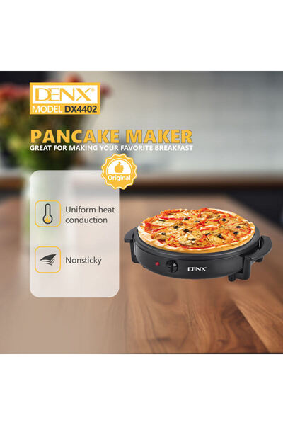 Generic DENX Electric Pancake Maker 1500W Non-Stick Cooking Plate with Temper...