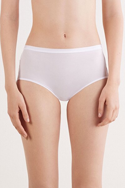 INTIMISSIMI High Waist Microfiber and Lace Slip Panties