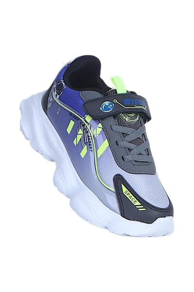 Wisco 065 Pantofi sport pentru băieți, galben-fumuriu, tip Anorak