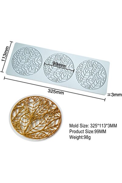 Dharst Silicone mold for lace - Leaves - T13160