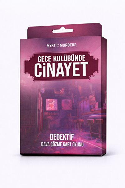 Jack Ferrero Mystic Murders Detective Card Game - Murder in the Nightclub