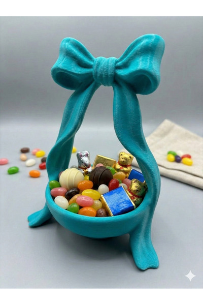 Cosmo Design Ramazan ve Şeker Bayramı Fiyonklu Şekerlik | 3D Baskı Dekoratif ...