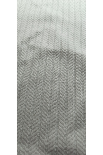 minnakya Knitted Pattern Organic Cotton Baby Pique Blanket Ecru 100X120 cm