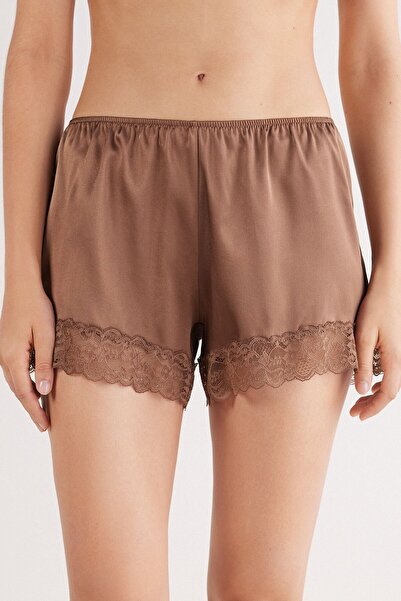 INTIMISSIMI Lace Pieces of Silk Shorts