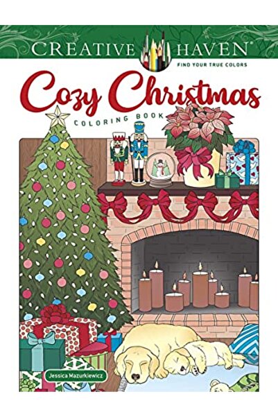 Dover Publications كتاب تلوين عيد الميلاد المريح من كرييتيف هيفن