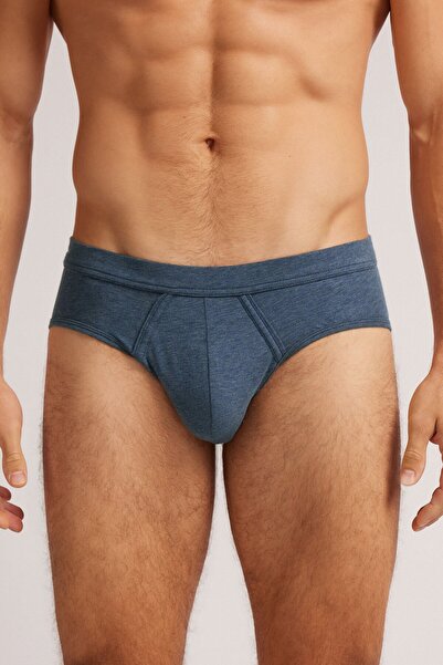 INTIMISSIMI Men's Natural Fresh Cotton Pack Slip Underpants