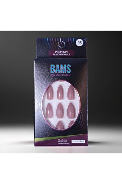 BAMS POP SKIN CULTURE بامز | أظافر لوز فاخرة | BN08