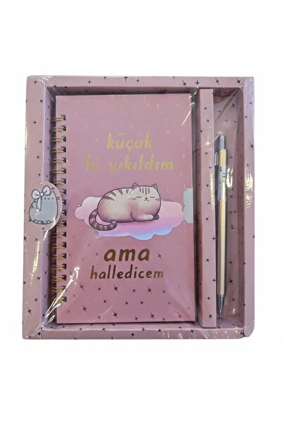 Butik Kedi Mottolu Günlük