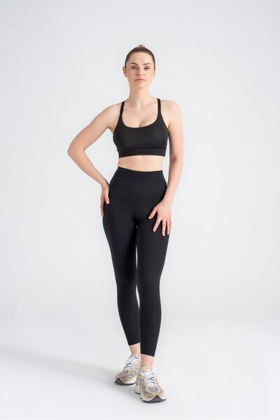 Atelier Masal Women's Supported Sports Bustier with Adjustable Straps Bottom ...