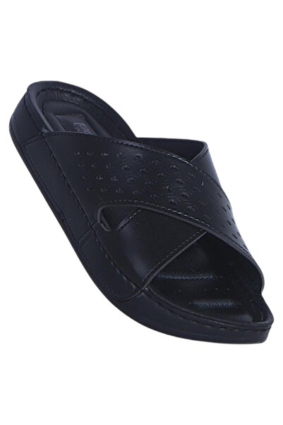 Apella 485-10 Pump Black Women's Flat Slipper