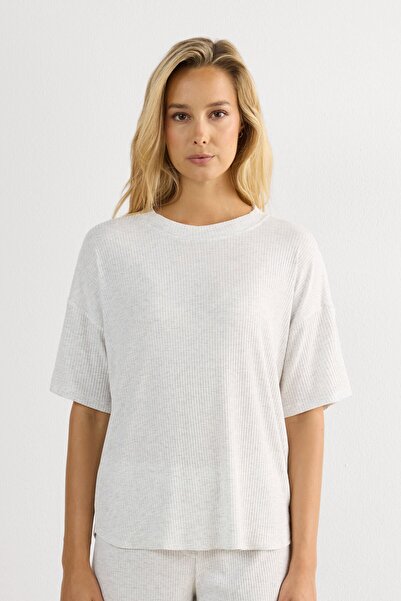 INTIMISSIMI Chic Comfort Short Sleeve Modal Blouse