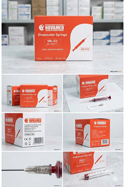 sav health 5ML Disposable syringe luer lock with needle