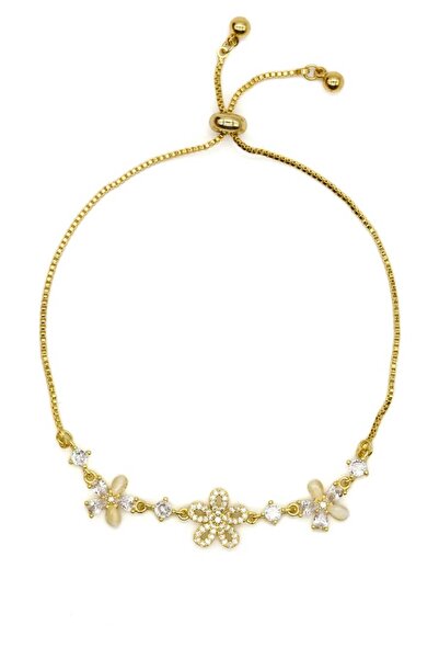 Nearsis سوار زيركون مرصّع بالأحجار للإlevator، بثلاث زهور