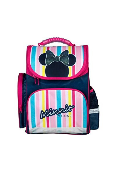 YAY Minnie Backpack, Navy Striped