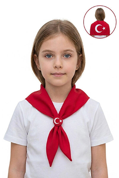 BİGÜMEX Eșarfă Ay Yıldız cu imprimeu