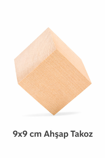 KÜTÜKhouse Wooden Cube 9X9 cm