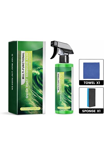 Arabest Heavy-Duty Metal Rust Remover, 2 in 1 Instant Remover Spray with Spon...