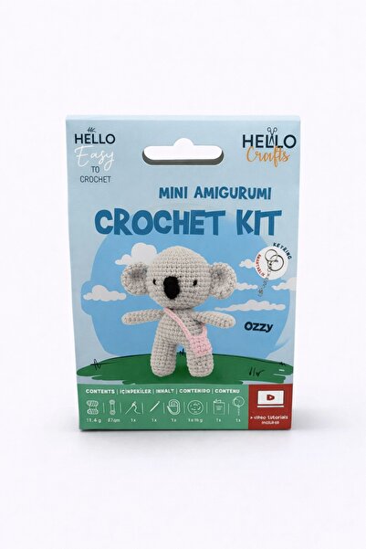 Jack Ferrero Amigurumi Kit |   Cute Koala Knitting Set |   For Beginners |   ...