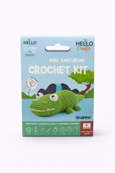 Jack Ferrero Amigurumi Kit |   Cute Crocodile Knitting Set |   For Beginners ...