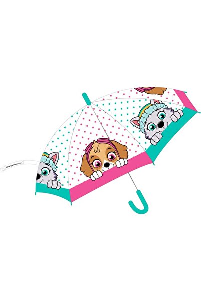 PAW PATROL Automatic Umbrella, Skye and Everest, Paw Patrol, turquoise, 60 cm
