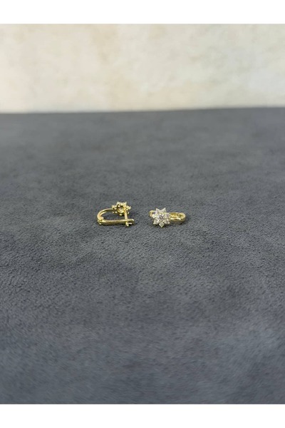 ARSLANTAŞ 1989 14 AYAR ALTIN ÇİÇEKLİ ÇOCUK KÜPESİ