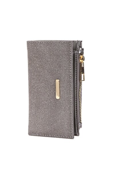 Newish Polo Women's Glittery Zipper Compartment Bag with Wallet and Card Hold...
