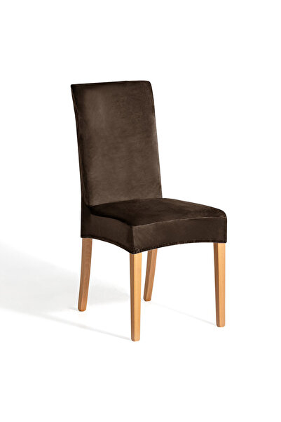 Amelia Home Velvet chair cover with Stretchy back and seat, 190 g/m2 Sento 48...