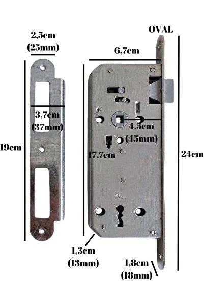 Roi Silent Room Lock 45X18