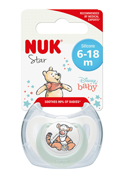 Nuk Πιπίλα Disney Winnie the Pooh Silicone M2 6-18 μηνών