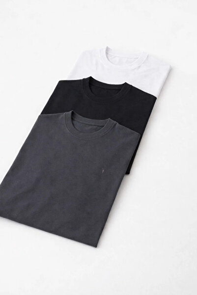 COMBİNE MİCHAİL Pantaloni negri in pentru bărbați cu talie elastică