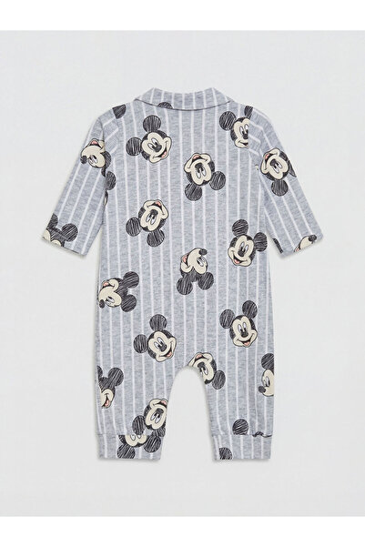 LC Waikiki بدلة أطفال رمادية من ميكي ماوس باس مطبوع كيك من GÜLİS GİYİM