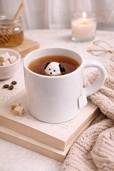 ARVALE Ceramic Coffee Cup with Surprise Dog Figure – Hidden Design Mug