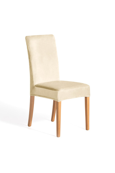 Amelia Home Husa de scaun din catifea cu elastic spatar si sezut 190 g/m2 Sen...