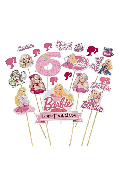 OEM Cake decorations SET, PERSONALIZED with child's name and age, 5-15 cm