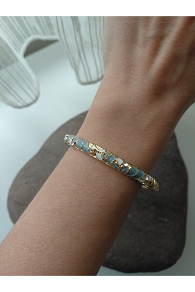 lavante butik kendini özel hisset Mineli Çiçekli Bilezik 14 ayar sedefli bile...