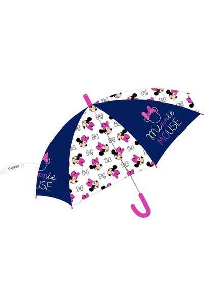 Disney Automatic Umbrella, Minnie Mouse, Purple, 60 cm