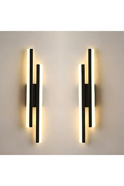 Sumkyle Modern LED Wall Lamp, 2 Pack Wall Mounted Lights 16W Sconce for Livin...