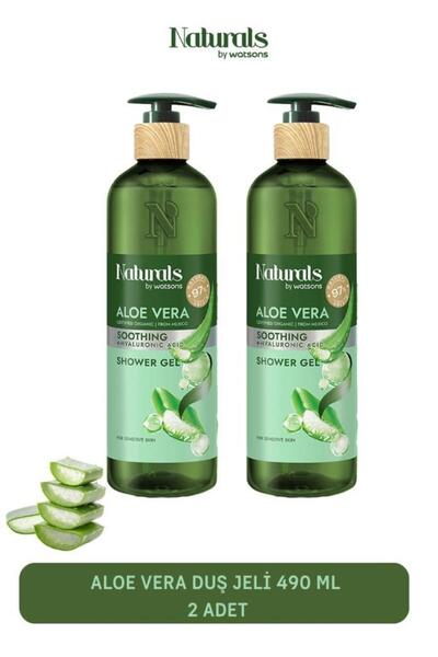 Naturals By Watsons Aloe Vera Duş Jeli 490 ml 2 Adet