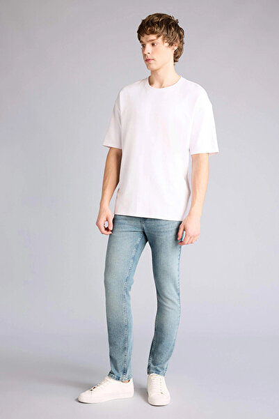 DeFacto H1428AXNM29 Pantaloni verzi Pedro Slim Fit