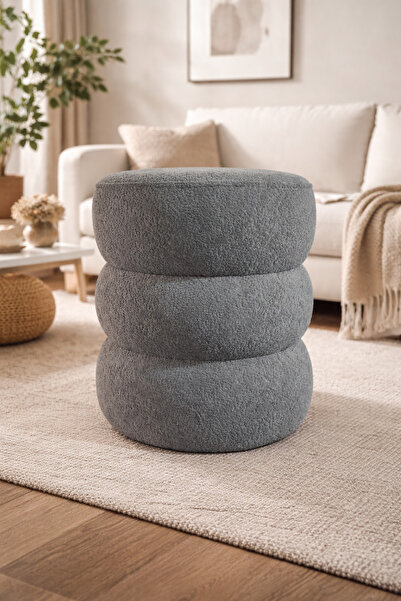 elissa home BUKLE PUF COCO KUMAŞ BOUM PUF