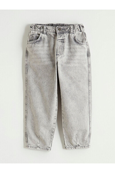 LC Waikiki Pantaloni de blugi gri, croială largă, pentru băieți