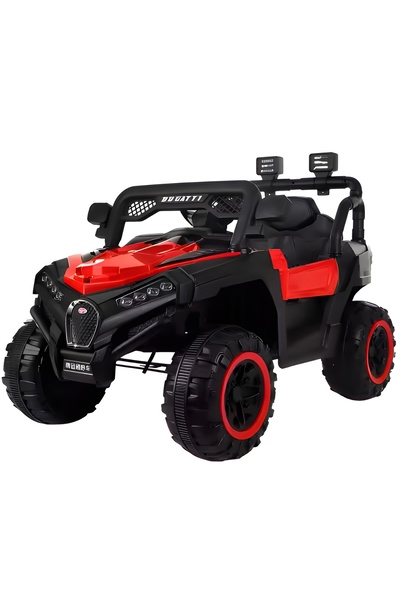 Rally سيارة جيب بوغاتي كهربائية للأطفال مع ريموت تحكم وأضواء LED (مناسبة لعمر...