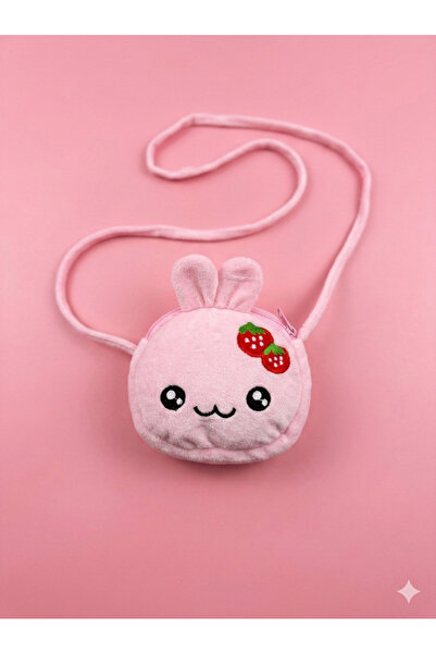 moimaaksesuar Pink Plush Cute Figures with Shoulder Bag Small Strawberries De...
